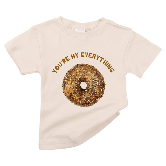 You're My Everything Bagel Tee, Sand
