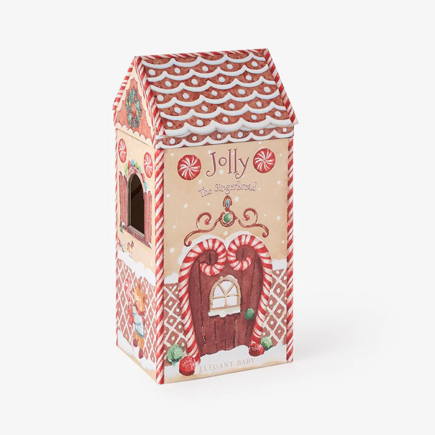Jolly Gingerbread Knit Toy in Gift Box