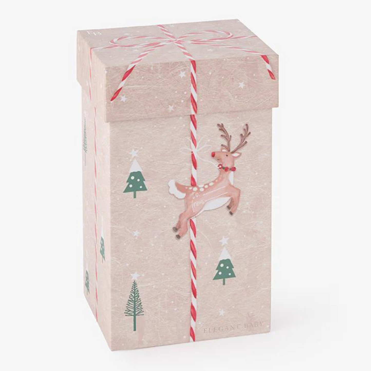 Tinsel Reindeer Snuggler in Gift Box