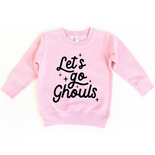 Let's Go Ghouls Toddler Graphic Sweatshirt, Pink