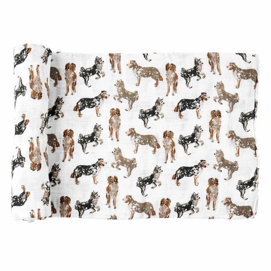 Aussie Muslin Swaddle Blanket