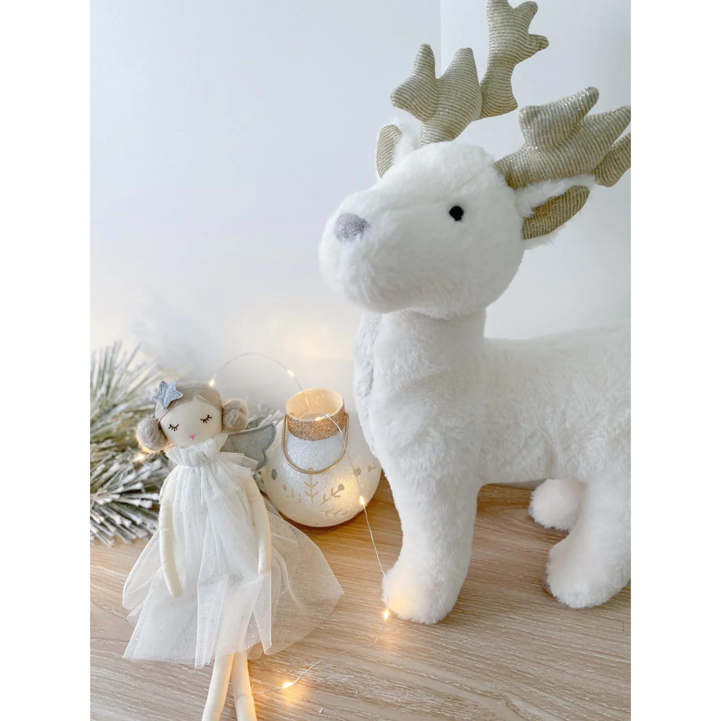 Snowflake Reindeer Plush Toy