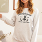 Cottontail Farms Women's Graphic Fleece Sweatshirt, Heather Dust