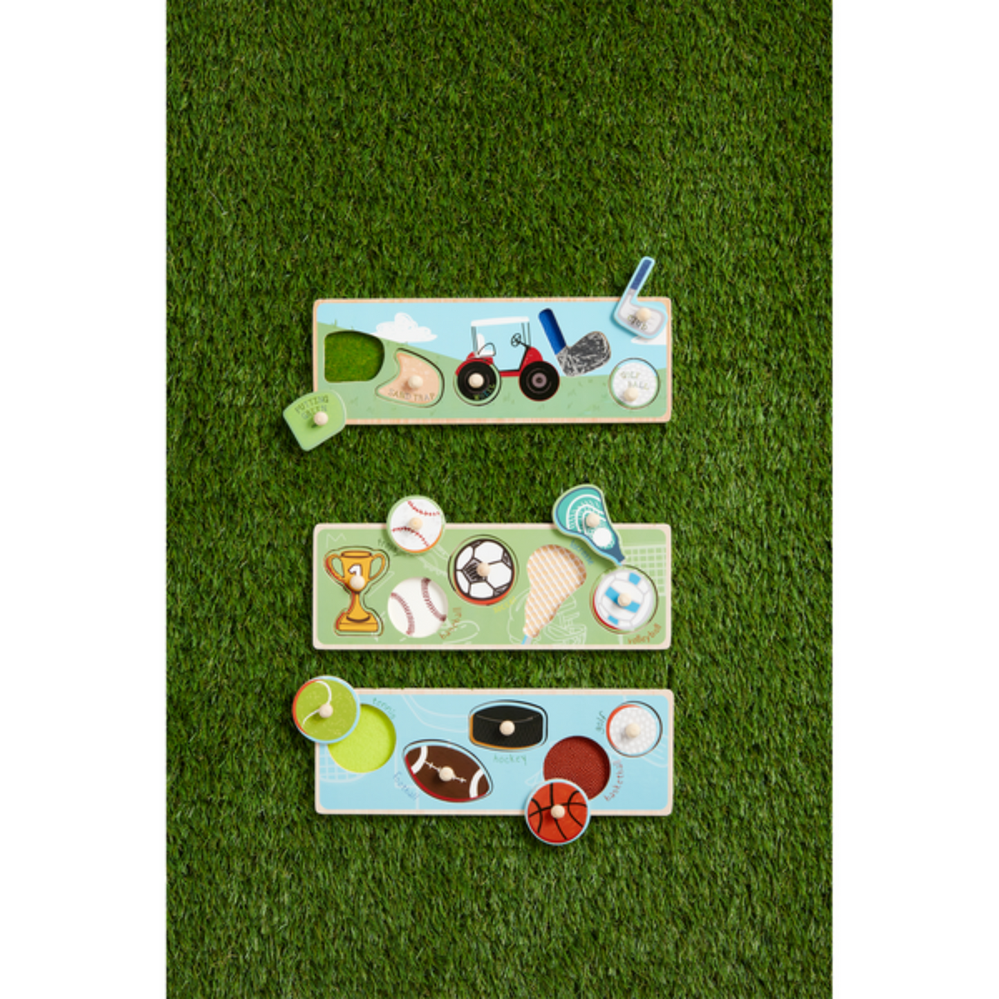 Sports Touch & Feel Puzzle, Green