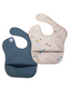 Smock Bib Set, Cars & Midnight