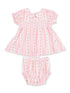 Smocked Dress Set, Antoinette Stripe