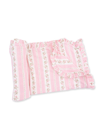 Ruffle Blanket, Antoinette Stripe