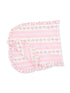 Ruffle Burp Cloth, Antoinette Stripe