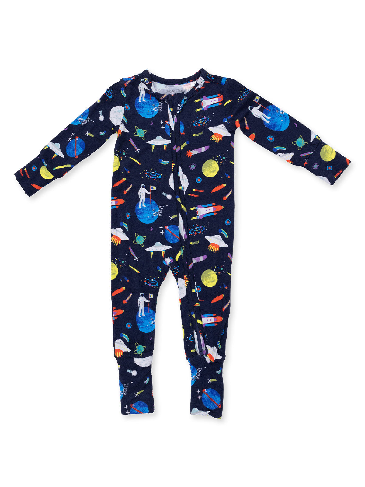 2-Way Zip Romper, Astronaut and Rockets