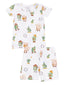 2-Piece Short Loungewear Set, Avocado Toast Western