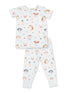 Short Sleeve Loungewear Set, Baby Farm Faces