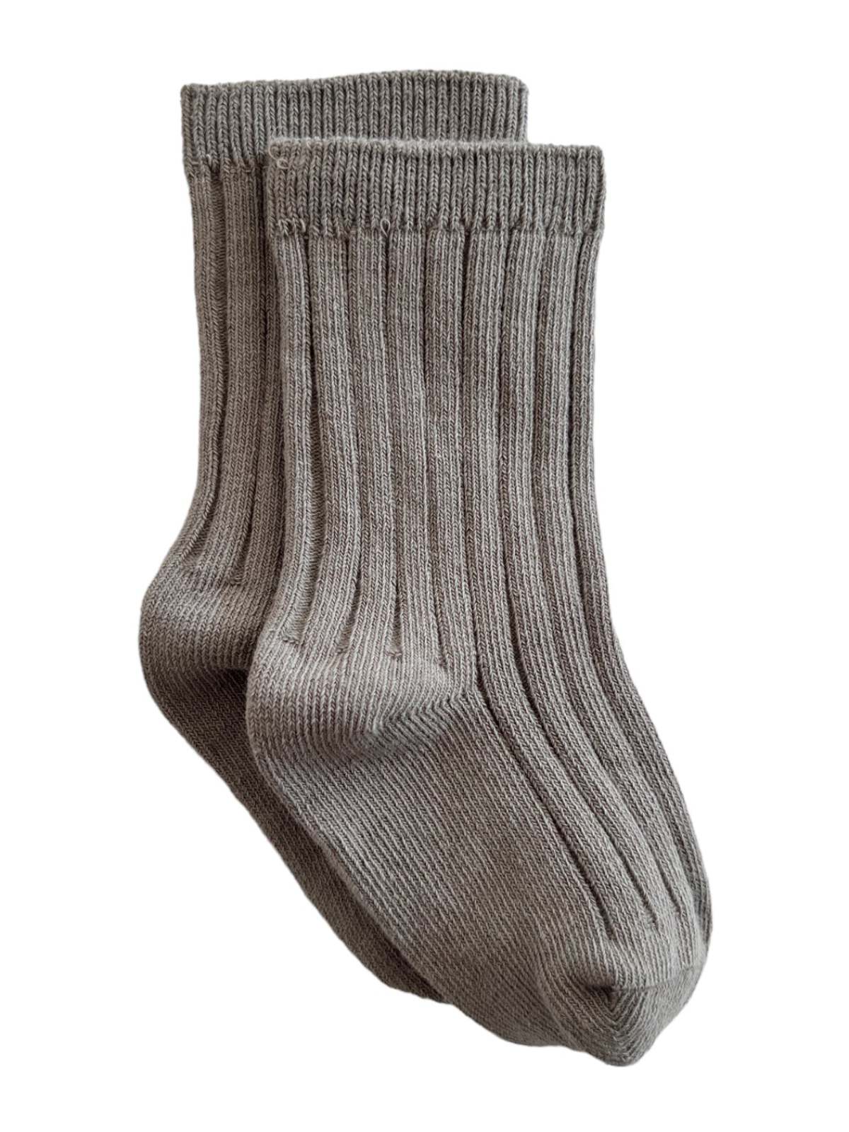 Basic Ribbed Socks, Sage