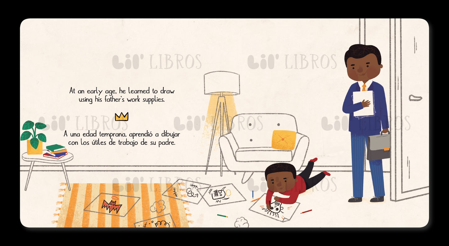 La Vida De Basquiat Board Book