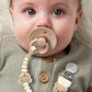Sweetie Strap Silicone Pacifier Clip, Bear