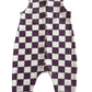 Berry Cheesecake Checkerboard / Organic Bay Jumpsuit