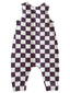 Berry Cheesecake Checkerboard / Organic Bay Jumpsuit