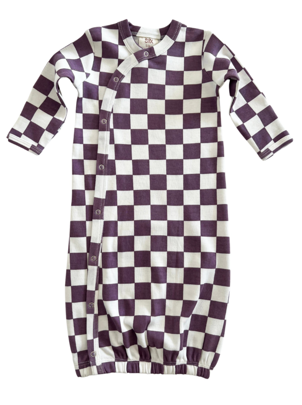 Berry Cheesecake Checkerboard / Organic Gown