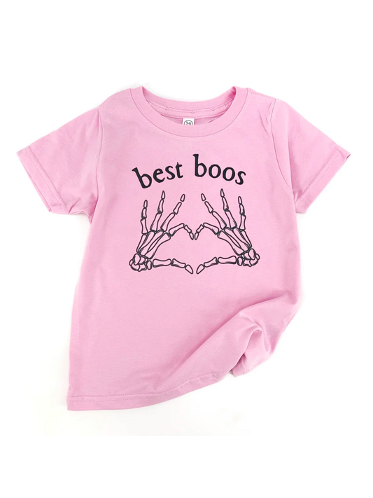 Best Boos Kids Tee, Pink
