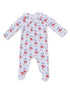 Smocked Peter Pan Snap Footie, Beverly Cameo Stripe