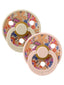 BIBS x LIBERTY Colour Round Natural Rubber Latex Pacifier 2 Pack, June Blossom Blush Mix