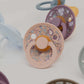 BIBS x LIBERTY Colour Round Natural Rubber Latex Pacifier 2 Pack, Chamomile Lawn Violet Sky Mix