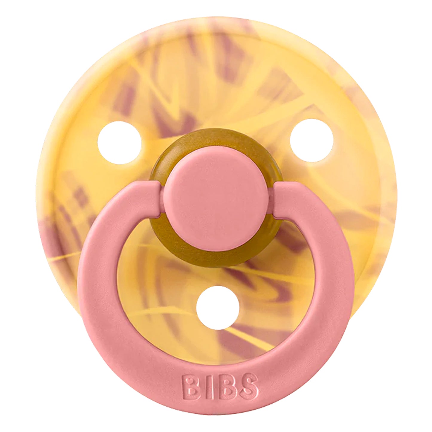 Colour Tie Dye Natural Rubber Latex Pacifier 2 Pack, Morning Sunset