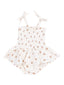 Smocked Bubble w/ Skirt, Bitty Blooms