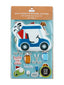 Ouch Pouch & Reward Stickers, Blue Golf Cart