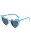 Kids Heart Sunglasses, Pastel Blue