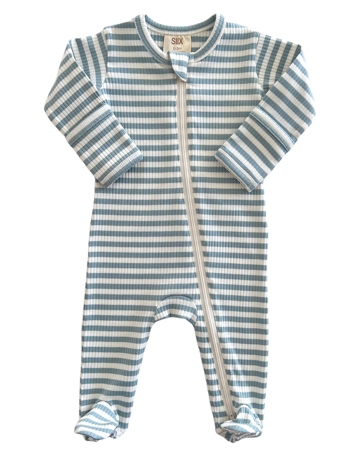 stripes footie main image 1