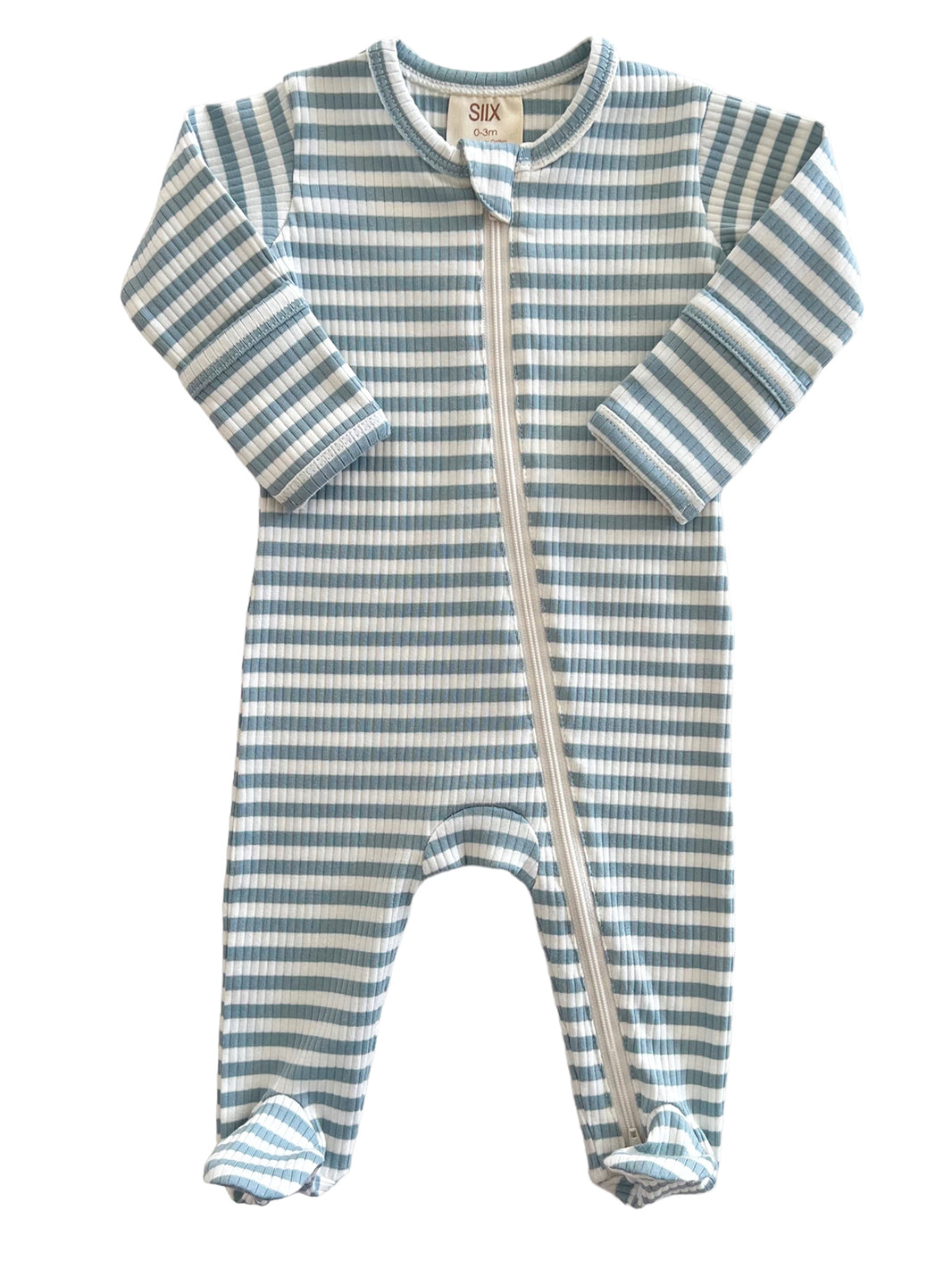 Lemon Boy Footie-Pale Blue main image 1
