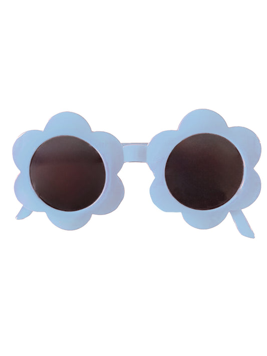 Kids Sunglasses, Big Blue Flower