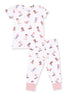 Short Sleeve Loungewear Set, Buckarette Boots