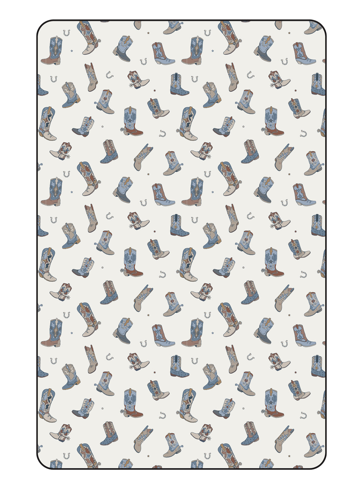 Crib Sheet, Buckaroo Boots