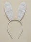 Bunny Headband, Sage Stripe