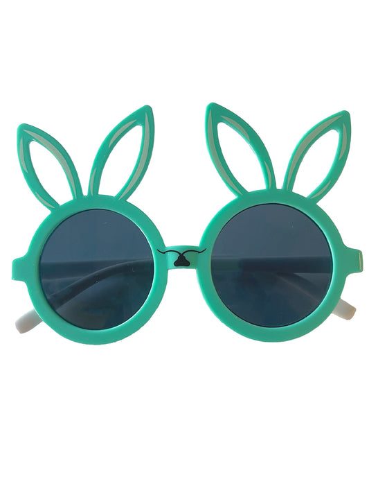 Kids Bunny Easter Sunglasses, Teal