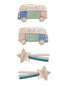 Campervan Hair Clip Pack