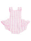 Ric-Rac Ruffle Sunsuit, Candy Stripe