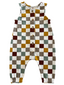 Cannoli Checkerboard / Organic Bay Jumpsuit