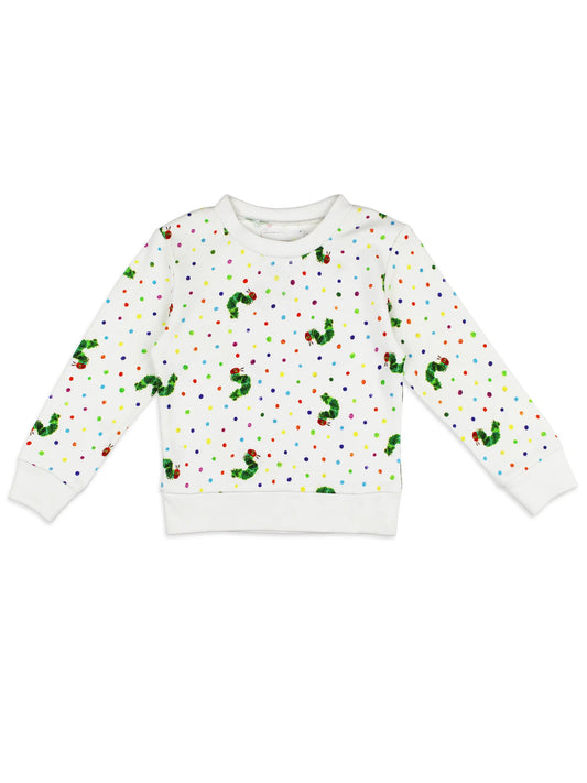 Kids' Organic Crewneck Sweatshirt, Caterpillar