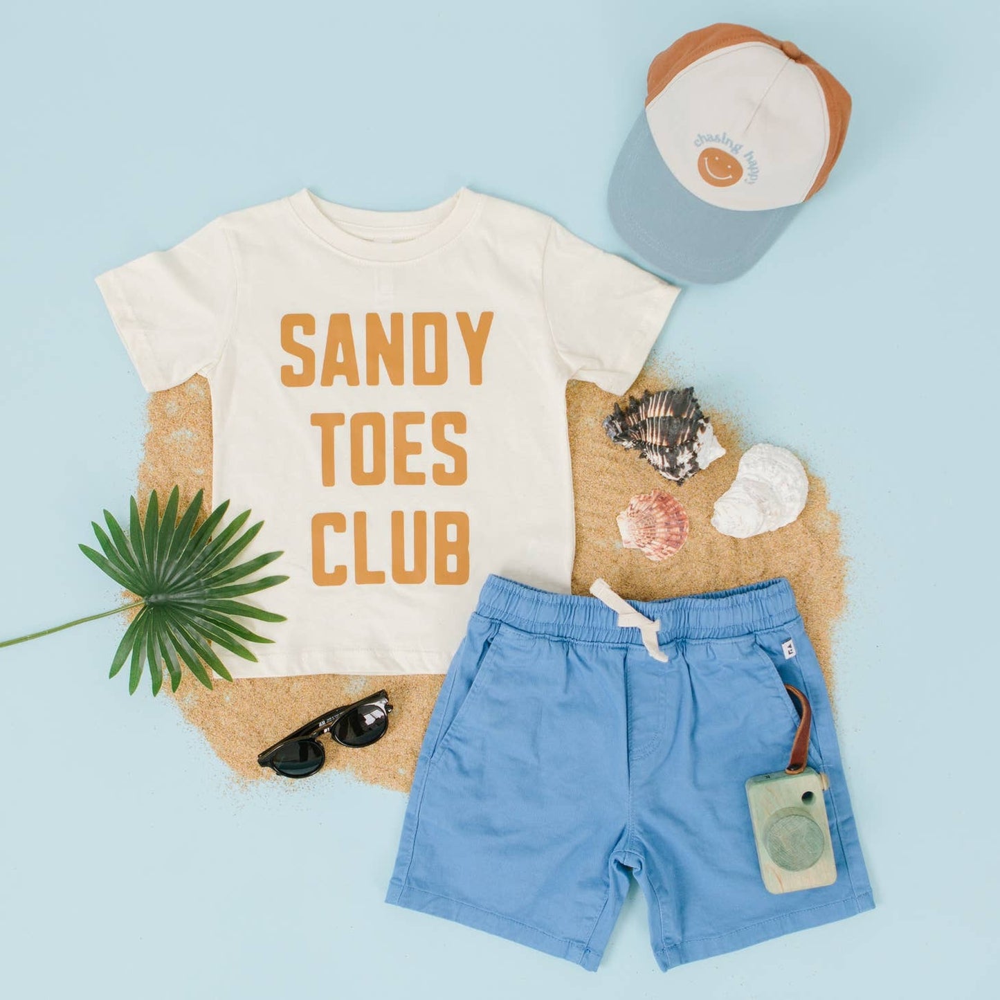 Kid's Graphic Short Sleeve Tee, Sandy Toes Club