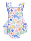 Ric-Rac Ruffle Sunsuit, Colorful Reef