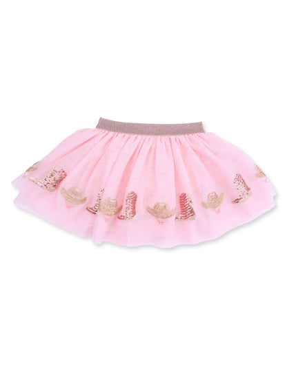 Tutu Skirt with Bike Shorts, Cowgirl Cameos