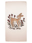 Organic Crib Sheet, Doe-a-Deer Graphic