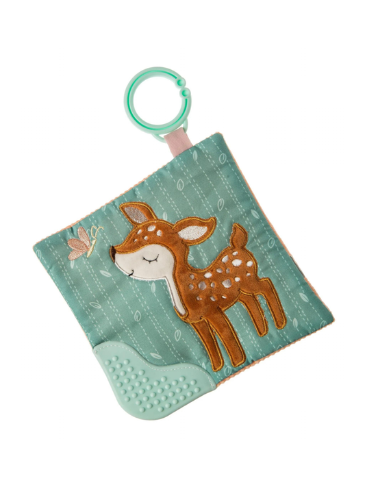 Crinkle Teether Toy, Amber Fawn