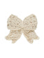 Crochet Bow, Natural