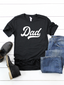 Dad Men's Graphic Tee, Black