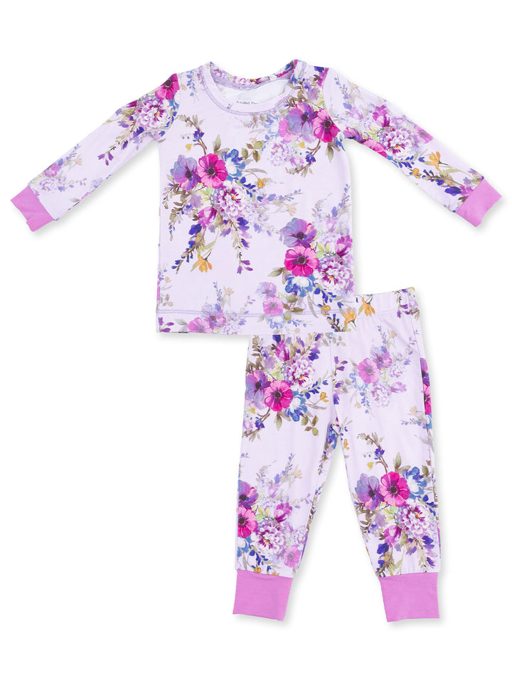 Long Sleeve Loungewear Set, Dahlia Floral