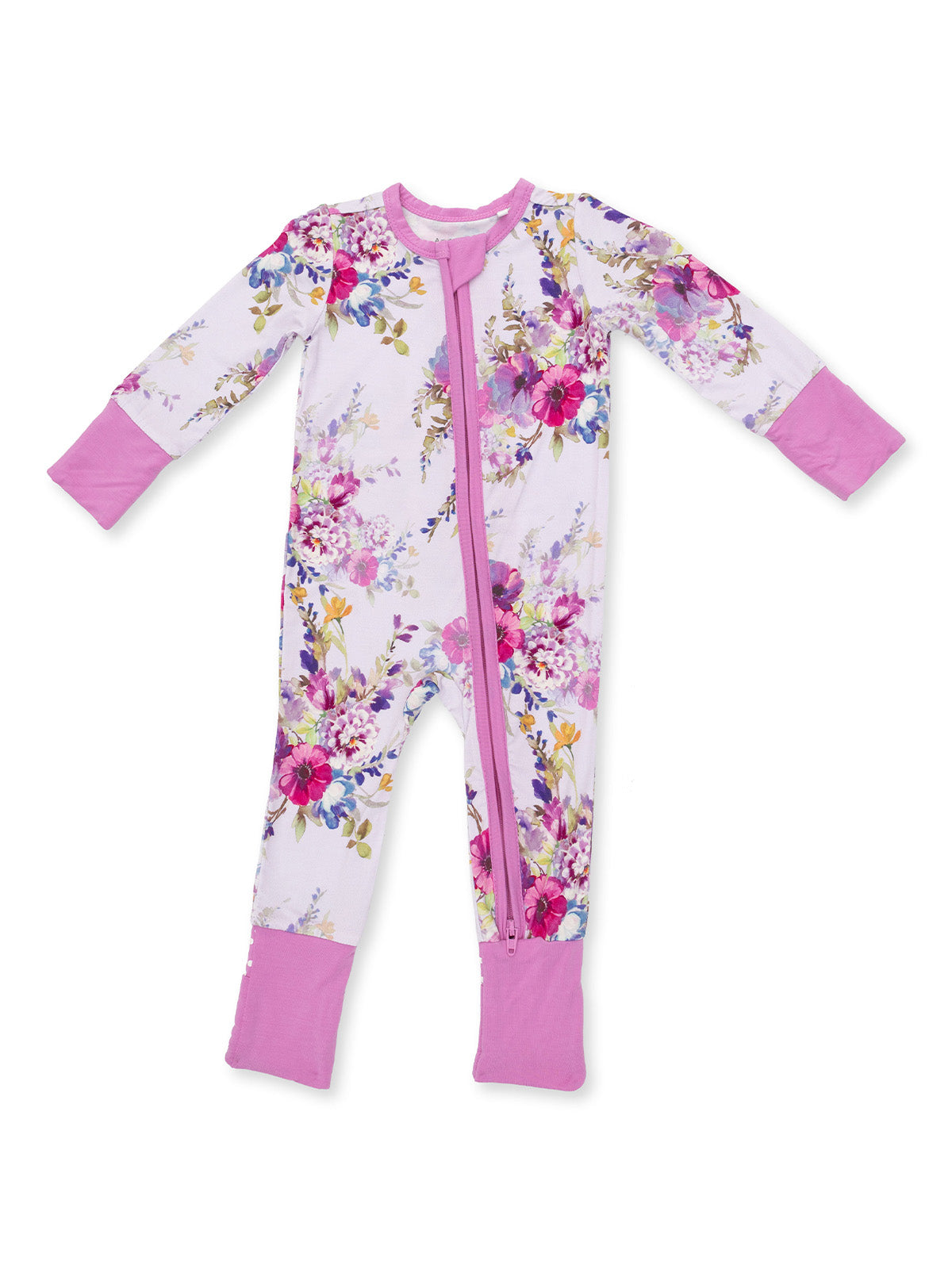 2-Way Zip Romper, Dahlia Floral