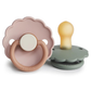 Daisy Natural Rubber Pacifier 2-Pack, Biscuit/Lily Pad